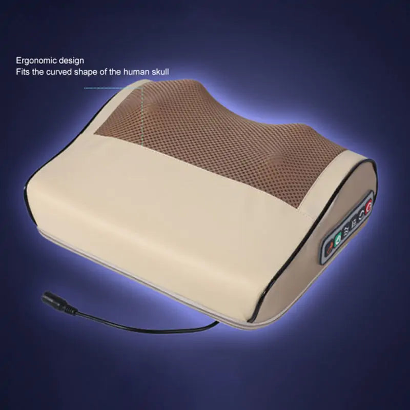 Electric Shiatsu Massage Pillow relaxation and stress relief can be used on your neck, shoulders, back