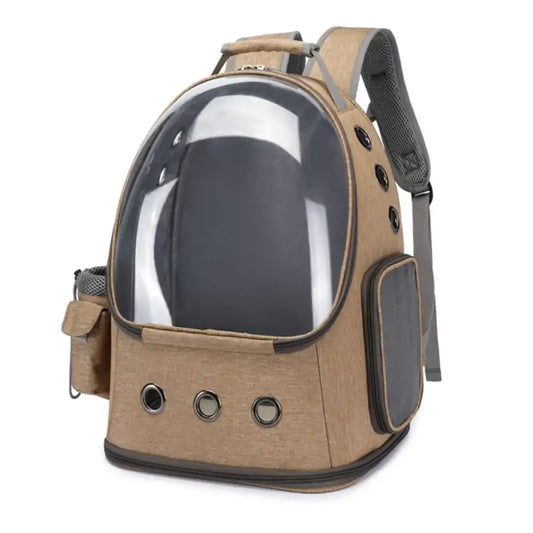 Cat Carrier Backpack Space Capsule durable and breathable materials comfortable for both you and your cat