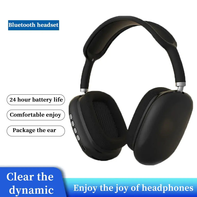 P9 Bluetooth Headset perfect wireless headset for your mobile phone or computer compatible with both iPhone and Android devices