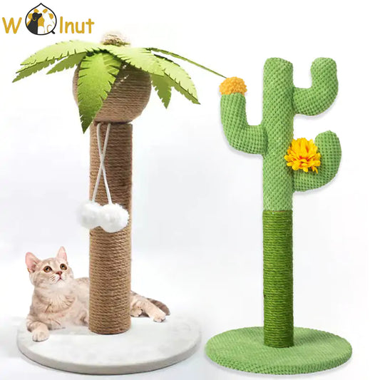 Cat Scratching Post quality perfect way to keep your furniture away from your cat's paws made of sisal rope, covered with soft plush fabric