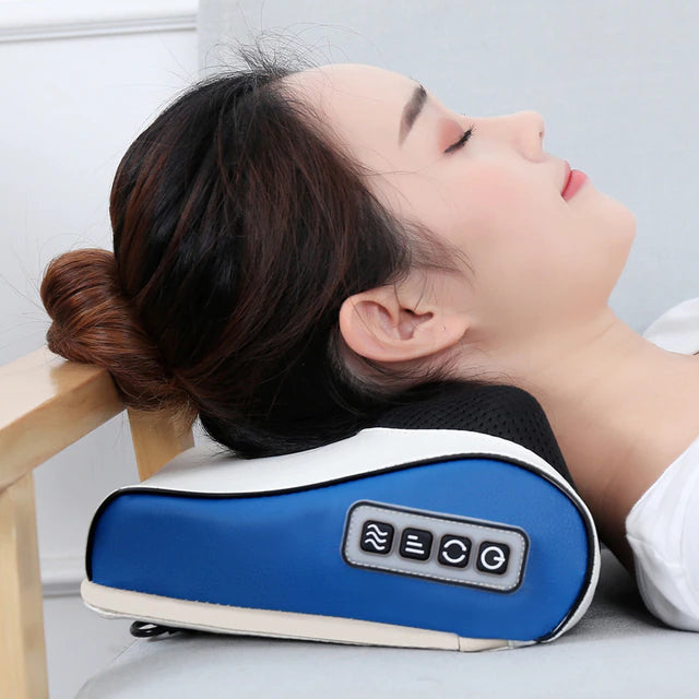 Electric Shiatsu Massage Pillow relaxation and stress relief can be used on your neck, shoulders, back