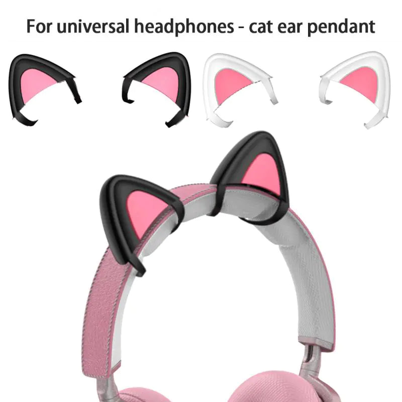 Cat Earmuffs Universal Headphone Cat Ear Pendant Perfect Gift For a Cat Lover