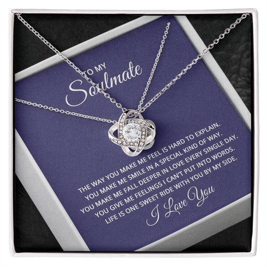 LOVE KNOT NECKLACE FOR YOUR SOULMATE - Perfect Gift For The Woman You Love