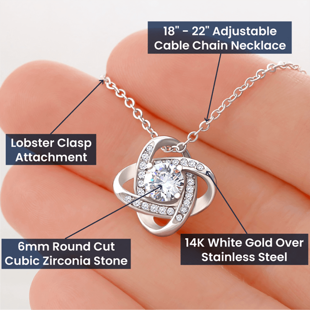 LOVE KNOT NECKLACE FOR YOUR SOULMATE - Perfect Gift For The Woman You Love