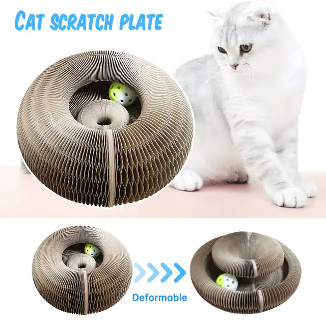 Cat Scratcher Magic Organ Cat Scratch Board perfect for cats who love to scratch