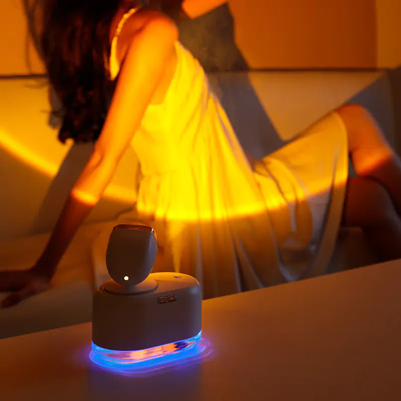 Wireless Sunset Lamp Humidifier