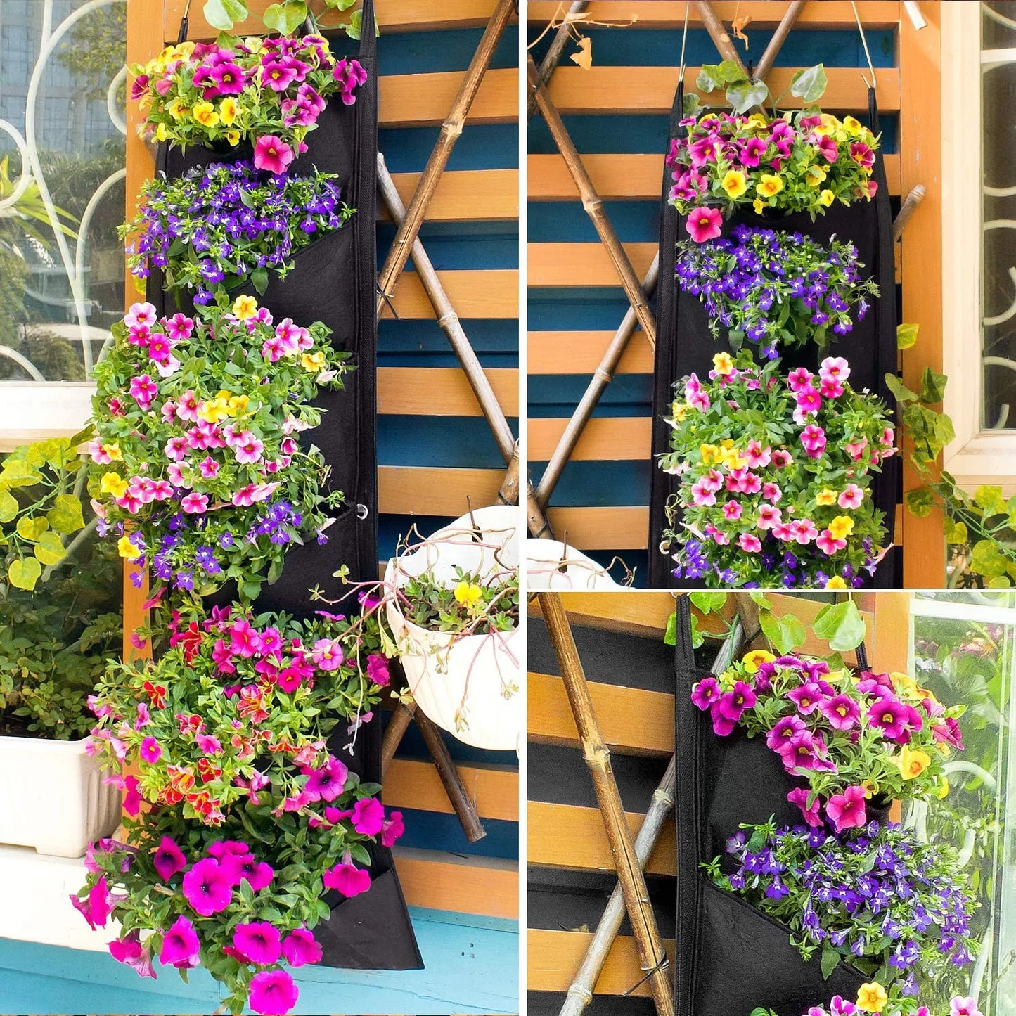 Vertical Hanging Garden Flower Pots  durable and sustainable