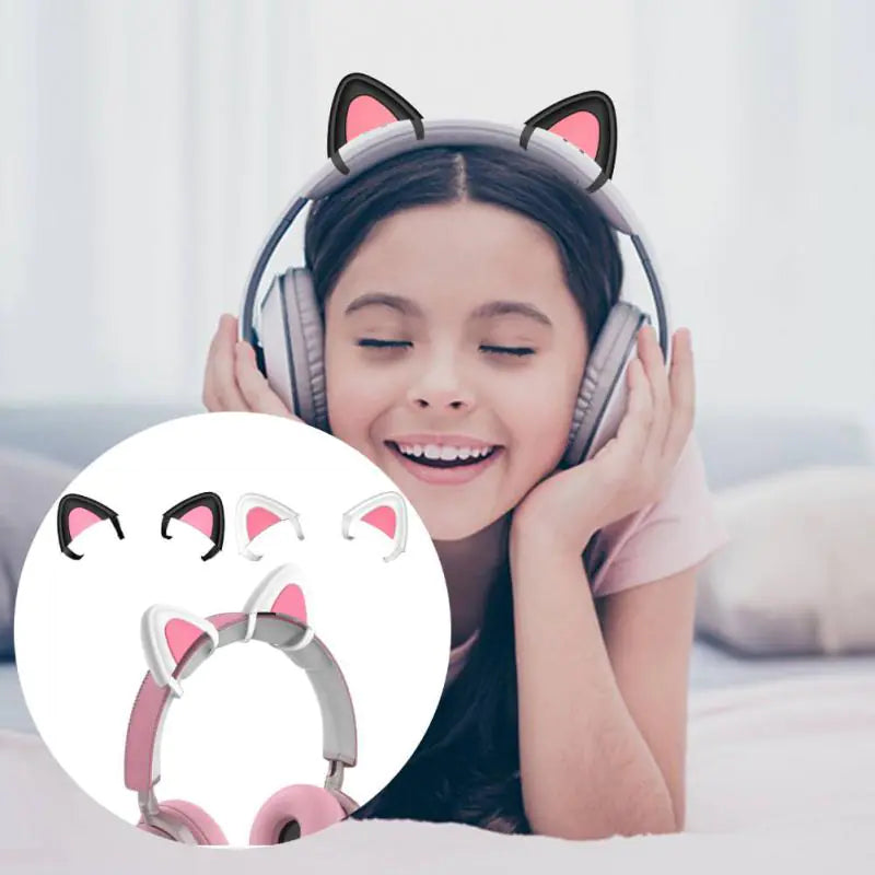 Cat Earmuffs Universal Headphone Cat Ear Pendant Perfect Gift For a Cat Lover