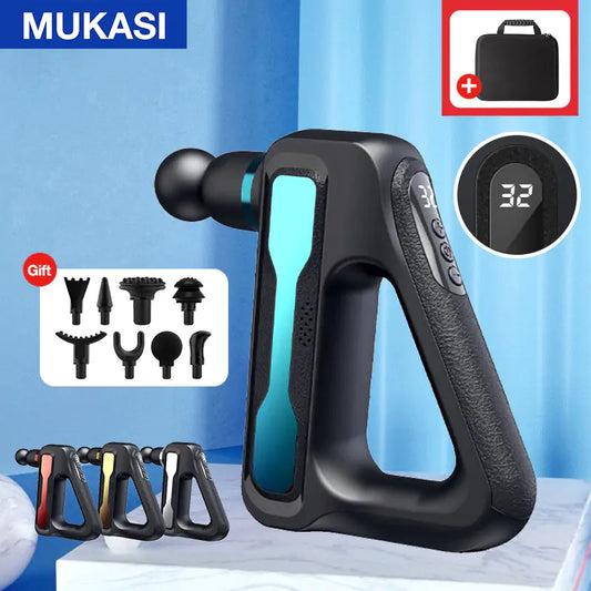 Triangle Muscle Massage Gun Quality deep tissue massager perfect for anyone who wants to relieve muscle soreness, reduce pain