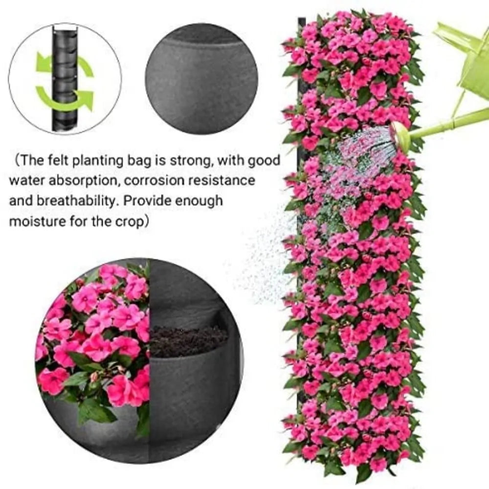 Vertical Hanging Garden Flower Pots  durable and sustainable