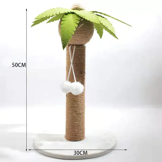 Cat Scratching Post quality perfect way to keep your furniture away from your cat's paws made of sisal rope, covered with soft plush fabric