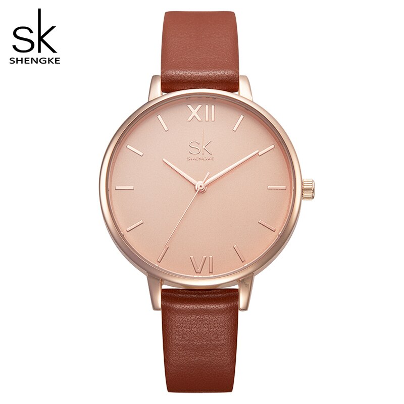 Shengke Fashion Watch for Women QUARTZ  STAINLESS STEEL Water Resistance