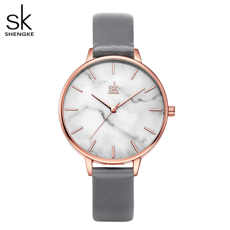 Shengke Fashion Watch for Women QUARTZ  STAINLESS STEEL Water Resistance