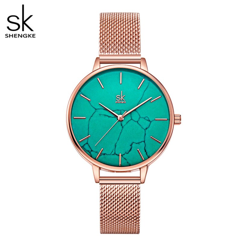 Shengke Fashion Watch for Women QUARTZ  STAINLESS STEEL Water Resistance