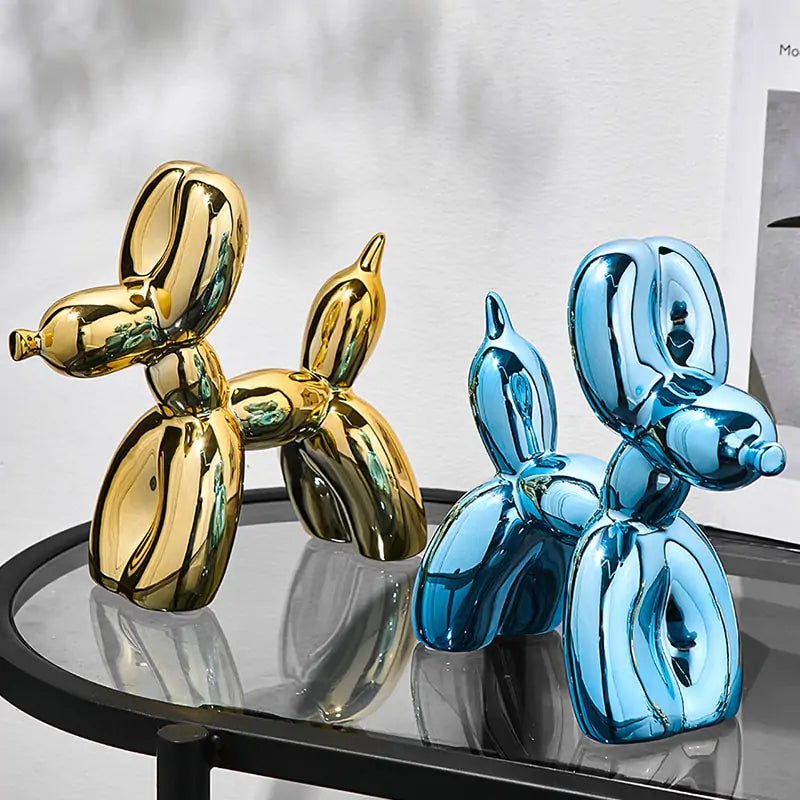 Balloon Dog Statue adorable sculpture is perfect as a gift to a dog lover both stylish and durable