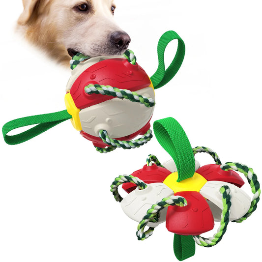 Rebound Frisbee ball Interactive Dog Toy will keep your Dog Pup entertained for hours durable materials