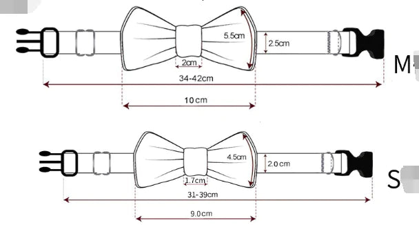 Dapper Pet Collar bow tie collars for pets Dog Cat