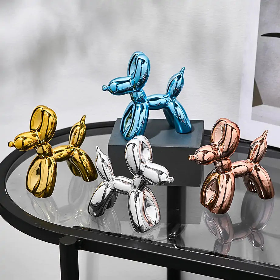 Balloon Dog Statue adorable sculpture is perfect as a gift to a dog lover both stylish and durable