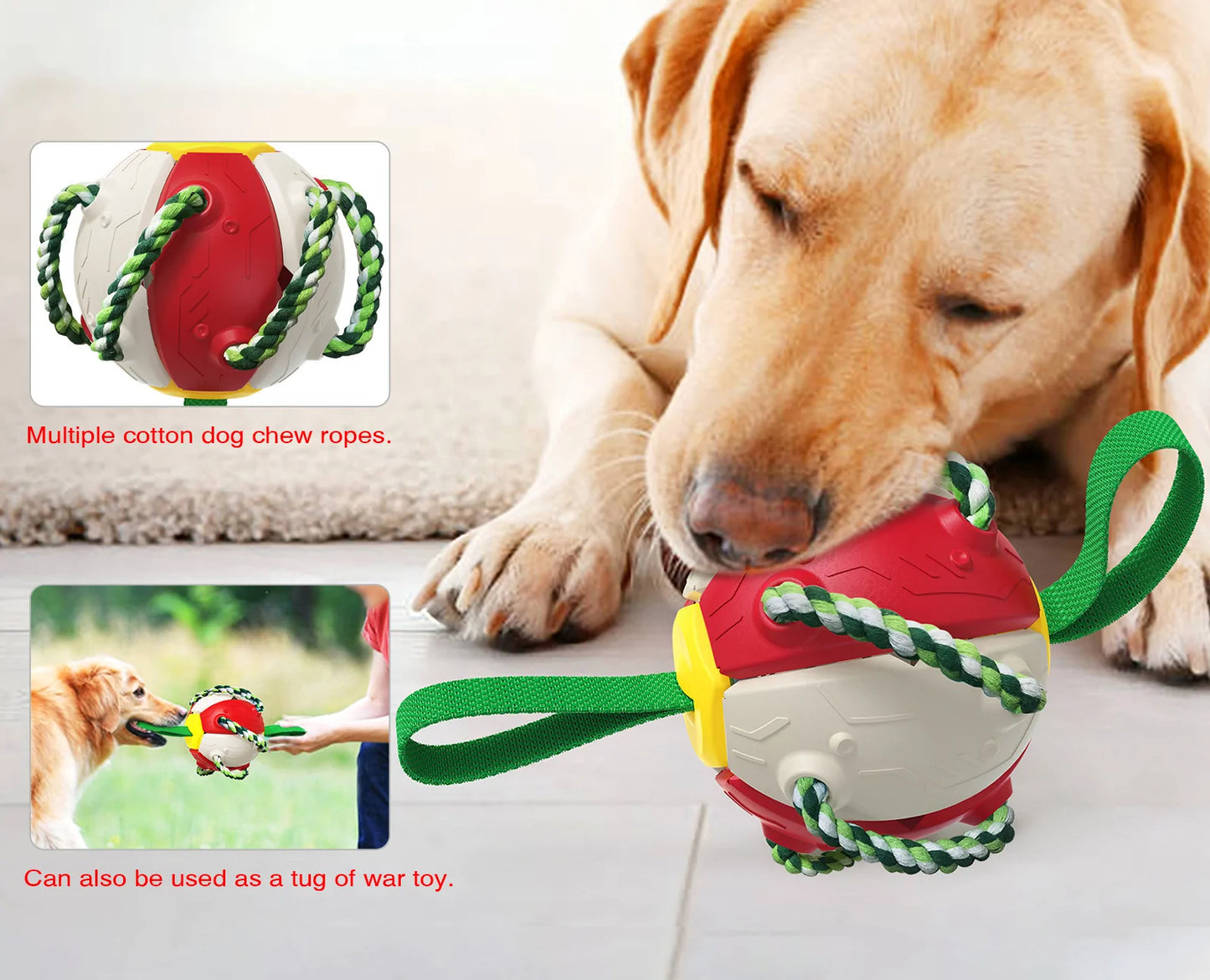 Rebound Frisbee ball Interactive Dog Toy will keep your Dog Pup entertained for hours durable materials