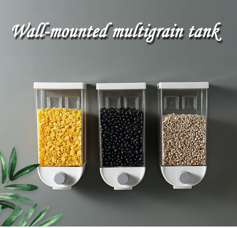 Wall-Mounted Kitchen Multi-Grain Sealed Jars perfect storage solution for your kitchen, pantry eco-friendly material