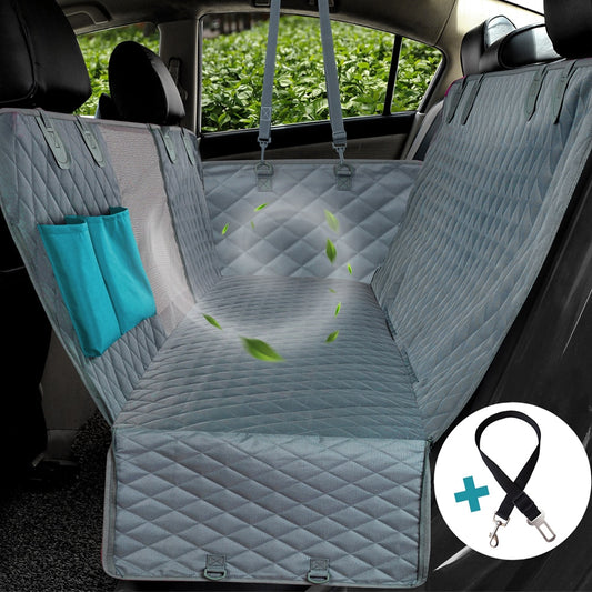 Dog Car Seat Cover you won't have to worry about shedding, messes and odors while traveling in the car water repellent