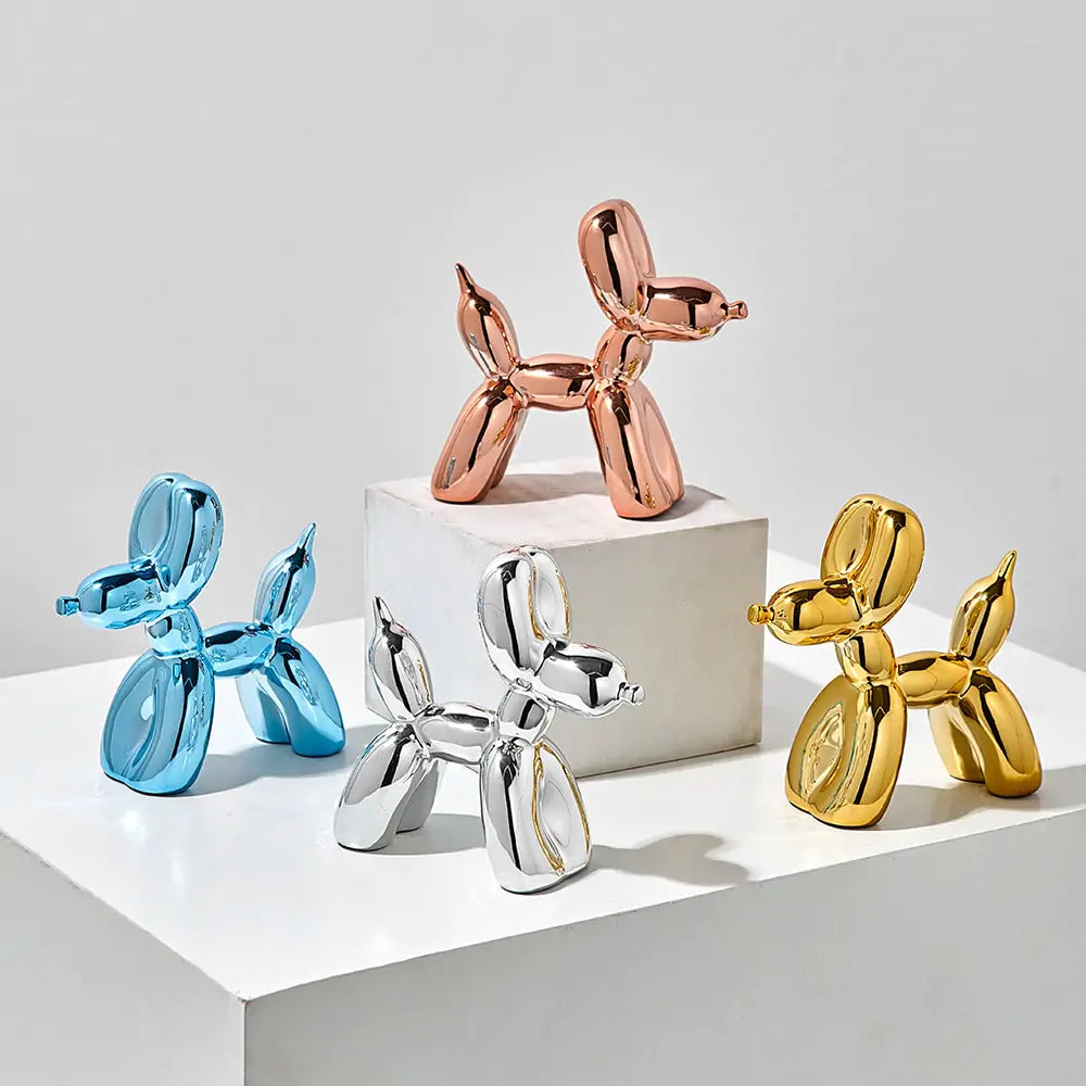 Balloon Dog Statue adorable sculpture is perfect as a gift to a dog lover both stylish and durable